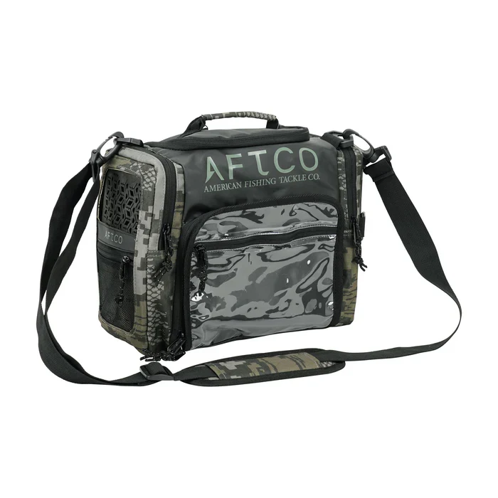 Aftco Tackle Bag 35 - Green Digi Camo - Image 2
