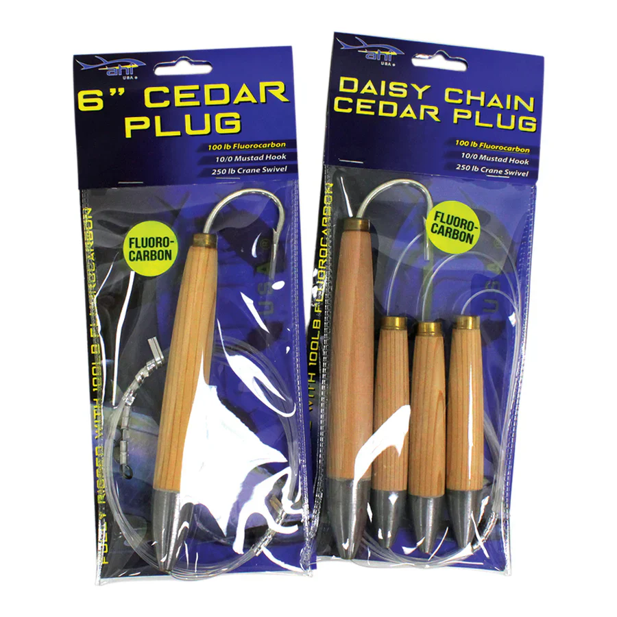 Ahi Rigged Single Cedar Plug