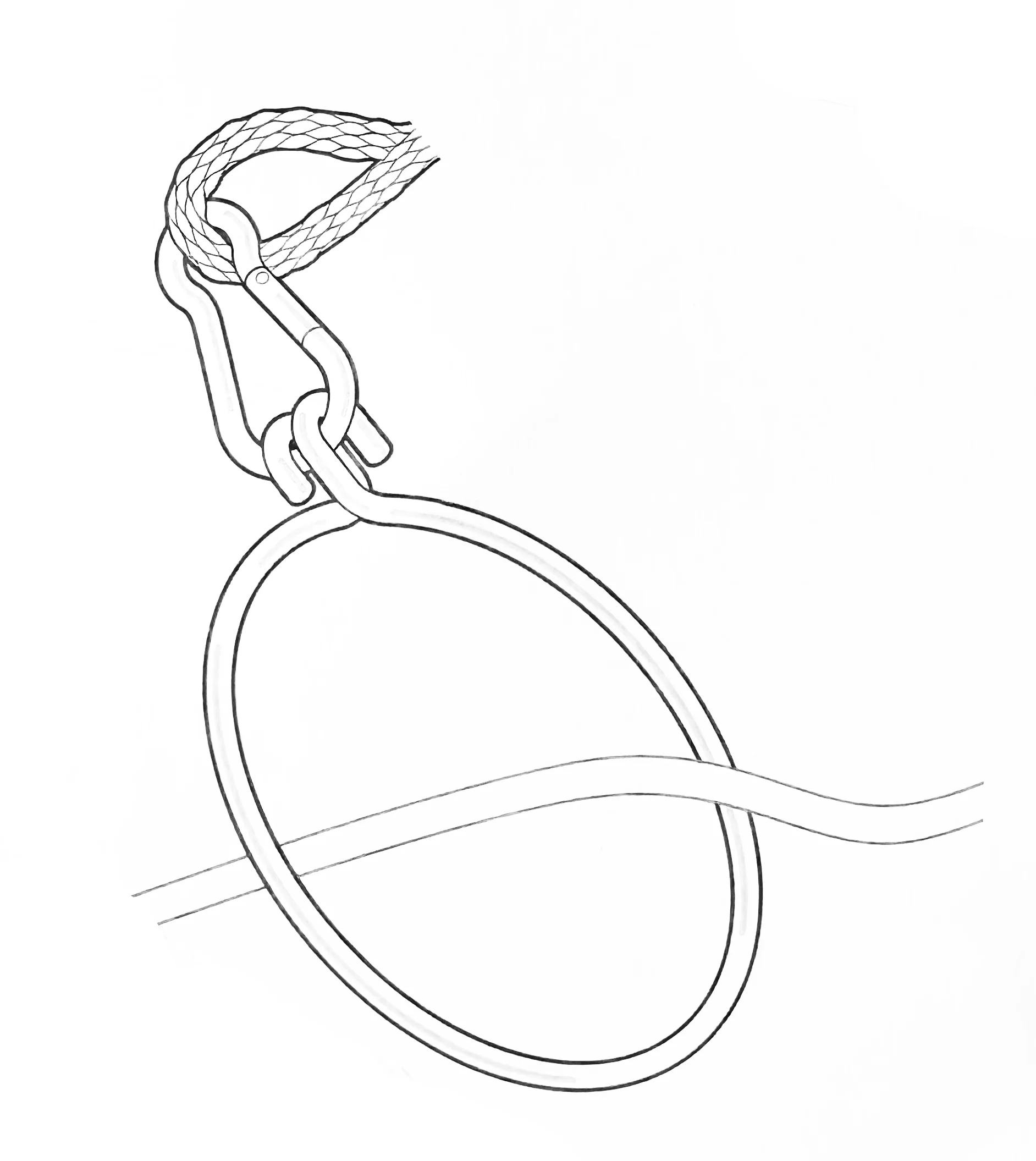 Olde Salt Anchor Retrieval Ring Ring w/Clip - Image 3