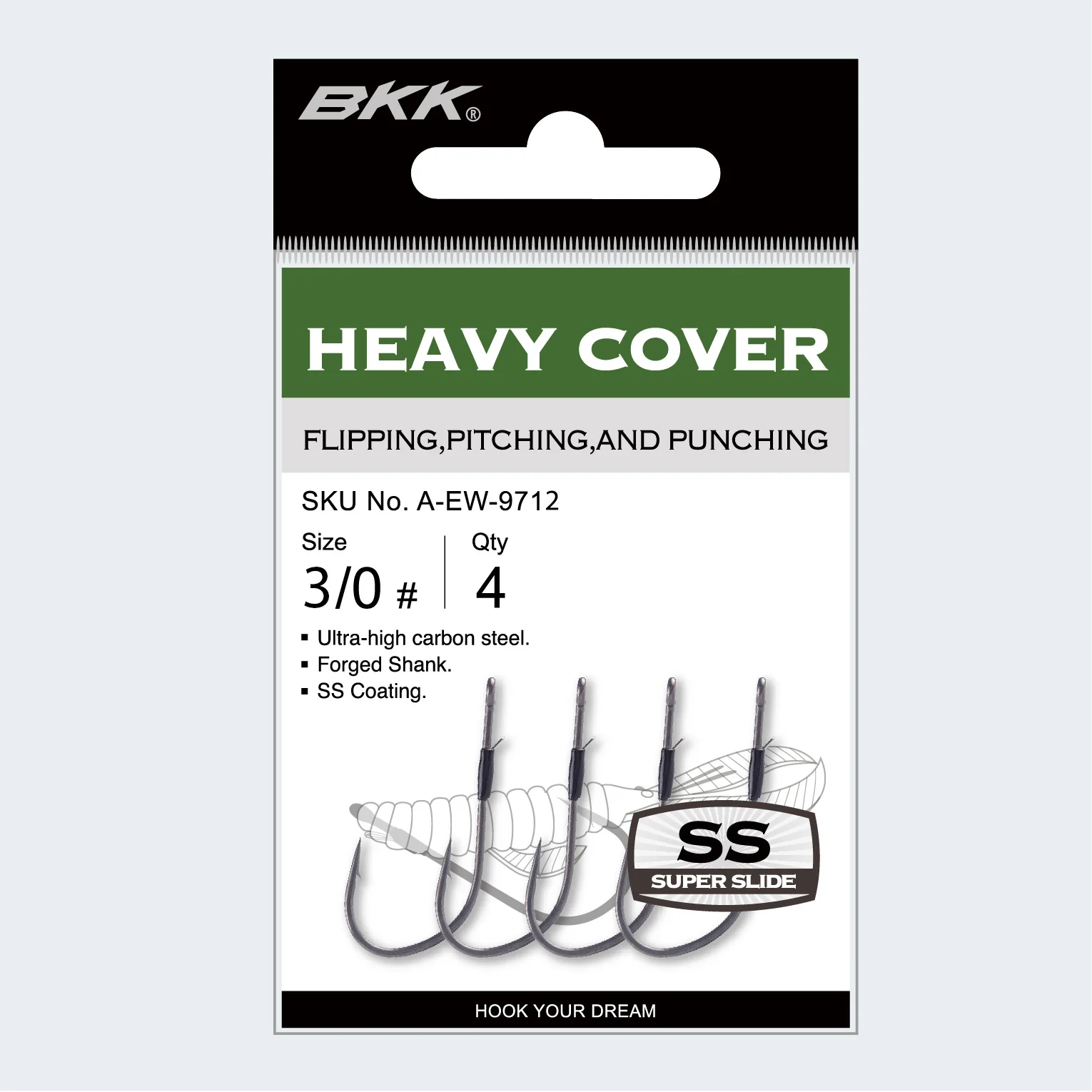 BKK Heavy Cover Flippin Hook - Image 2