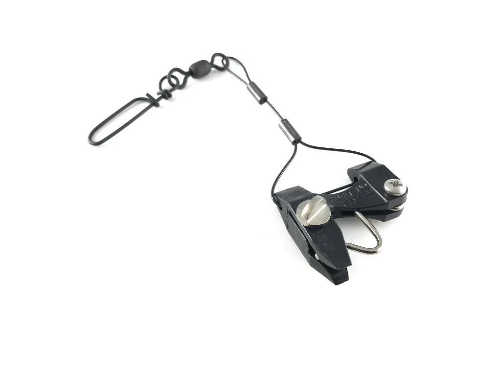 Black Marine Outrigger Release Flat Line Clip - Image 3