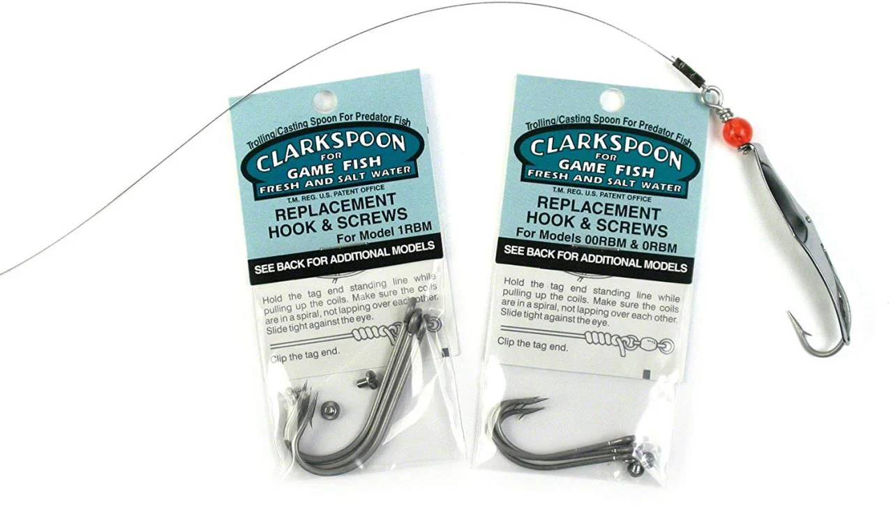 Clarkspoon HS-RBM Squid Spoon Replacement Hooks & Screws - Image 2
