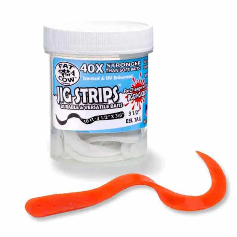 Fat Cow Jig Strips Eel Tail - Image 14