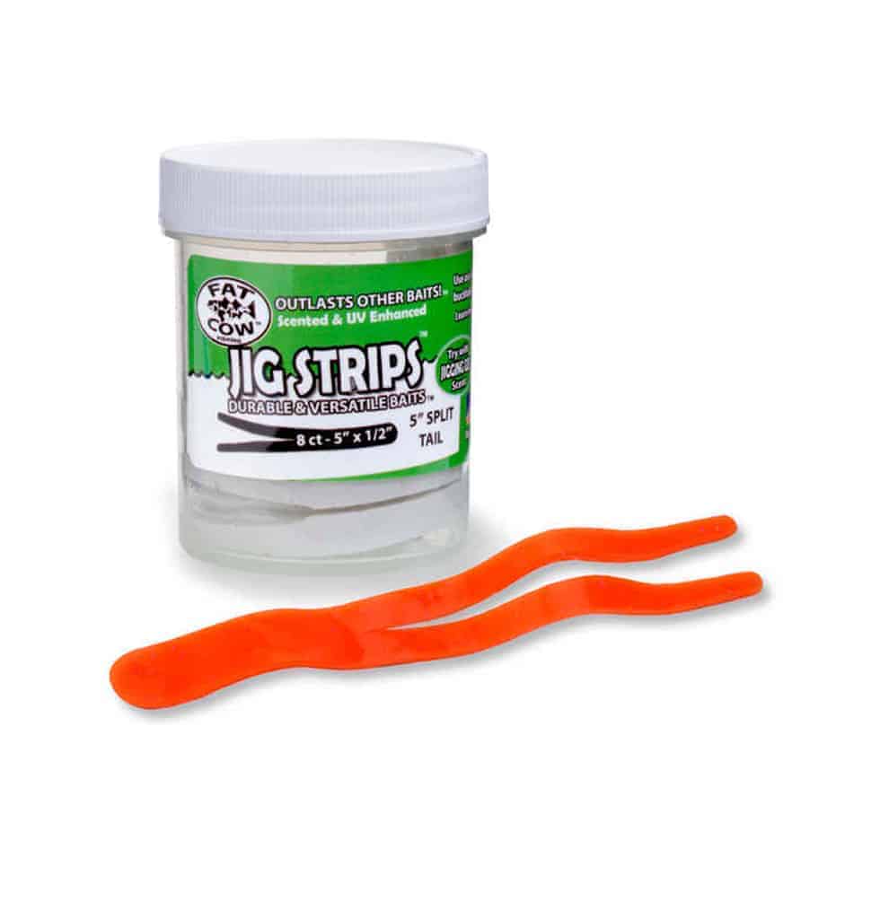 Fat Cow Jig Strips Split Tail - 5" x 1/2" - Image 11