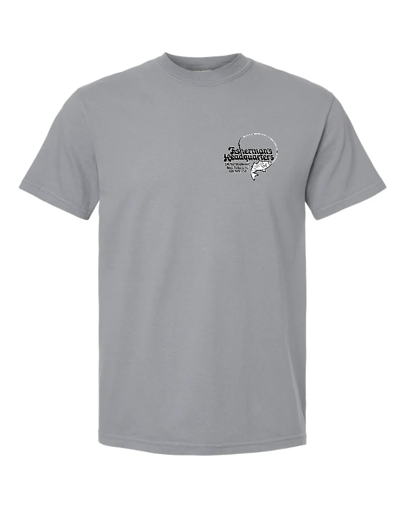 Fish Heads Bass Water Lines Comfort Colors T-Shirt - Image 8