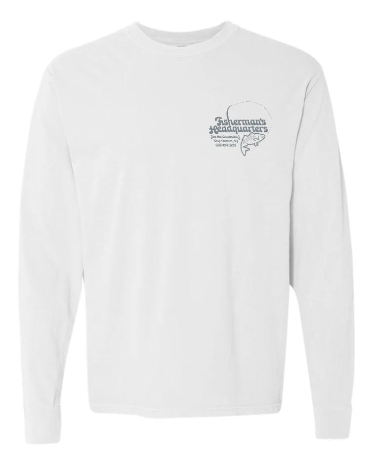Fish Heads One Last Cast Comfort Colors Long Sleeve Shirt - Image 6