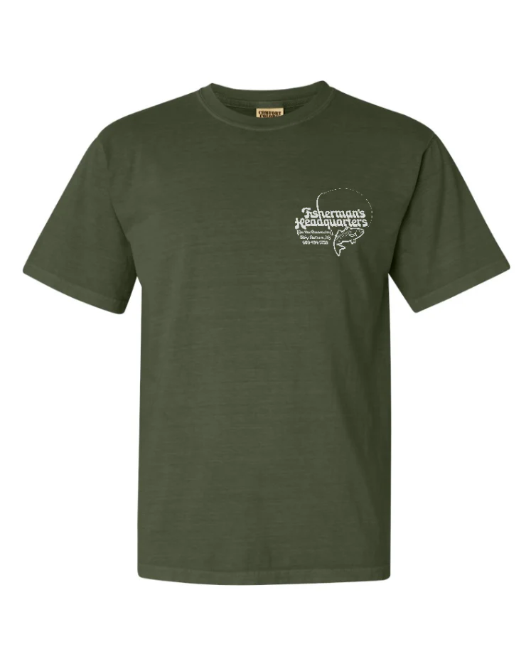 Fish Heads One Last Cast Comfort Colors Short Sleeve Shirt - Image 4