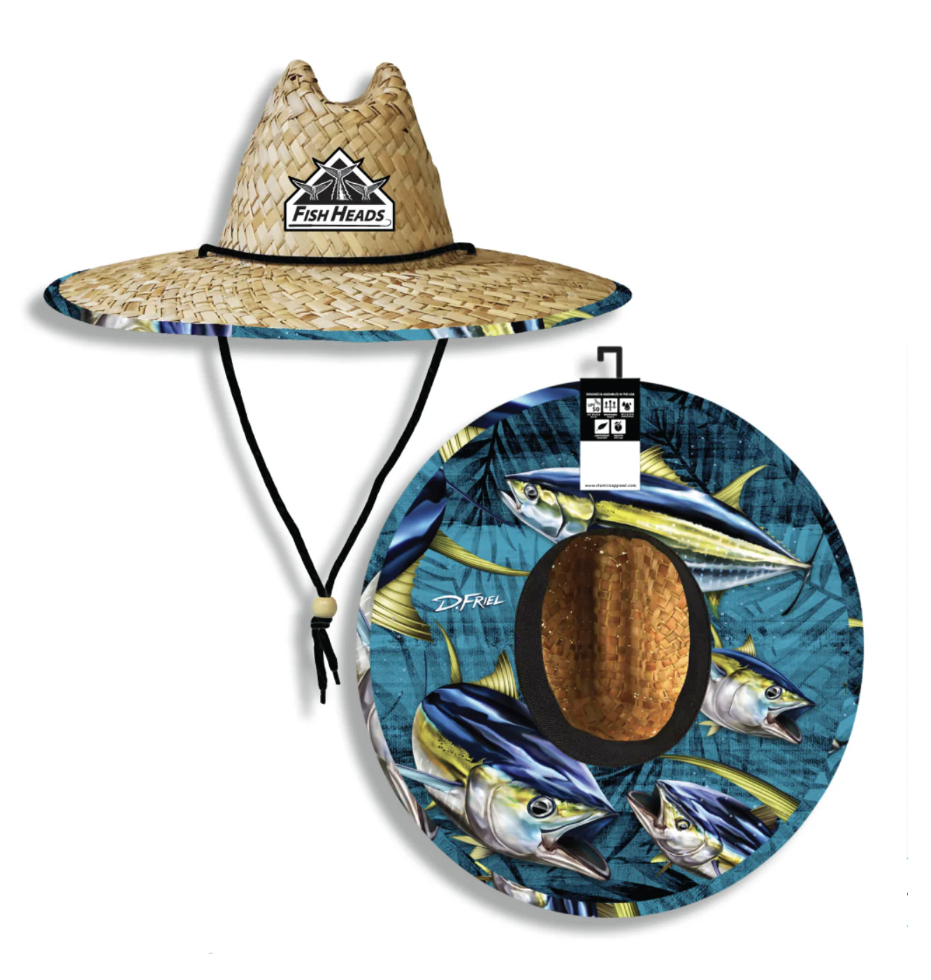 Fish Heads Straw Hat - Image 3