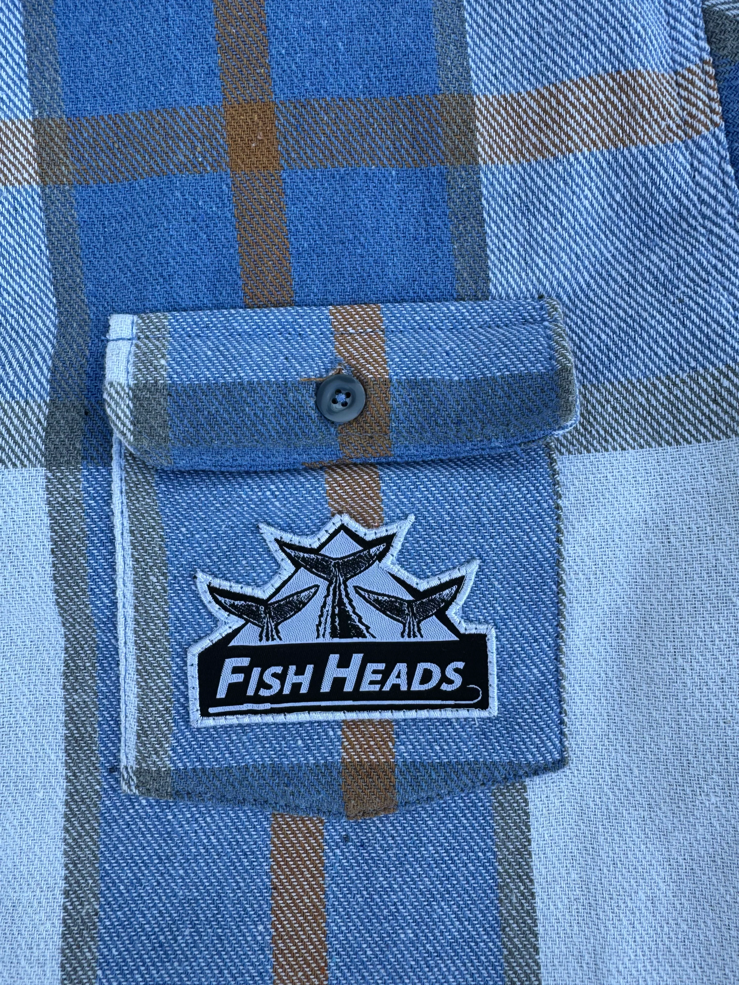 Fish Heads Triple Tuna Tail Quilted Flannel - Image 3