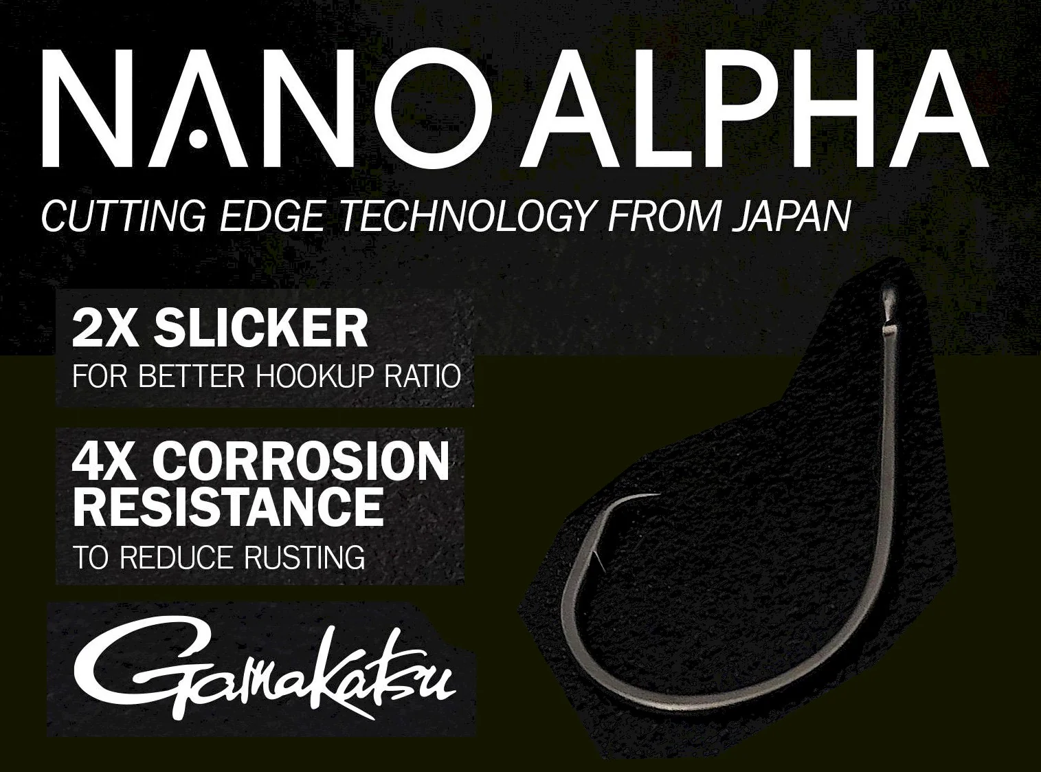 Gamakatsu Octopus Circle 4X Strong Straight Eye Inline Nano Alpha - Image 2