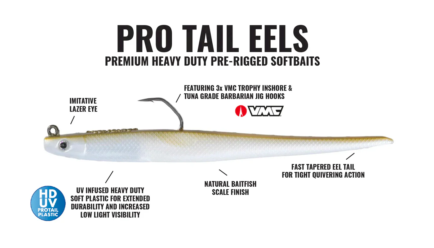 Hogy Pro Tail Eel Rigged Soft Bait - Image 4