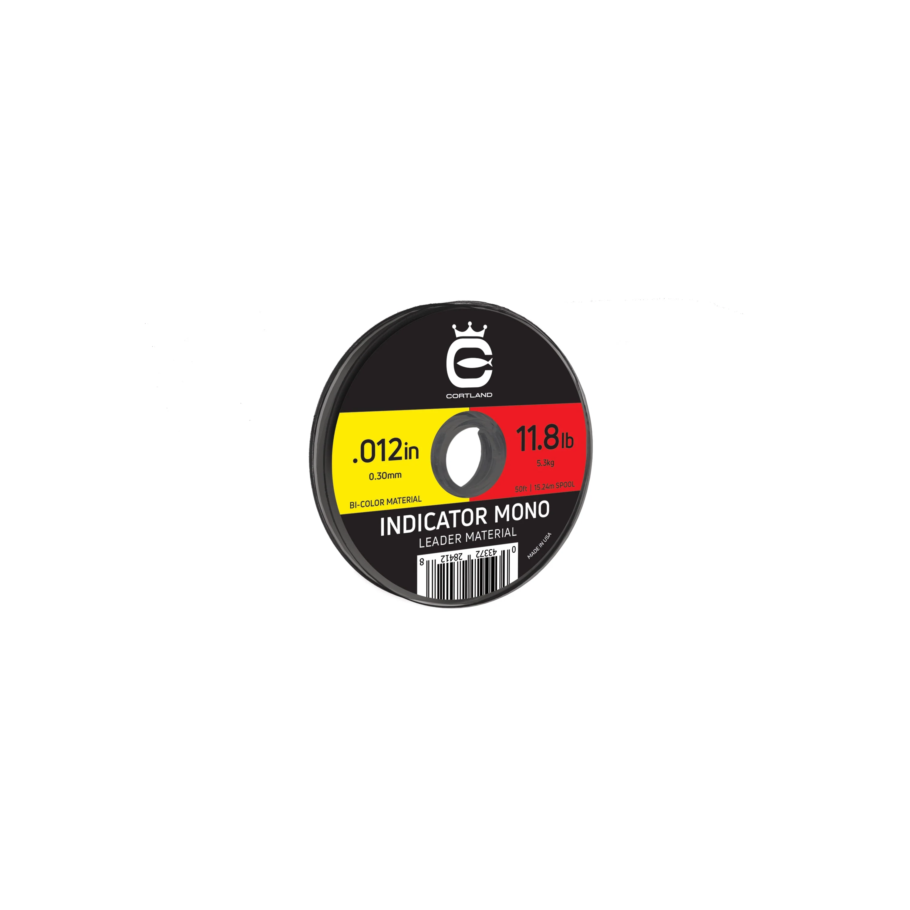 Cortland Indicator Mono Leader Material - Bi-color