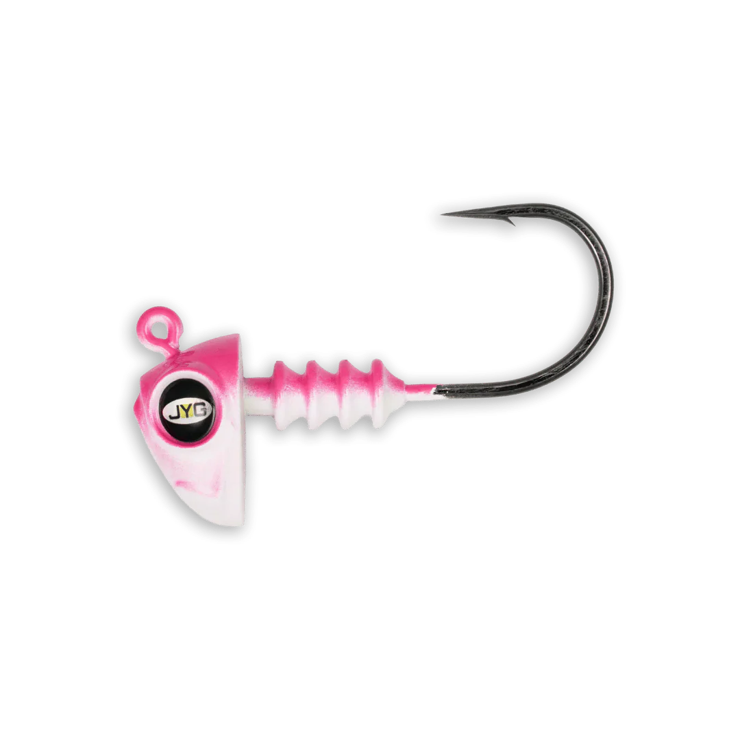 JYG Pro 4" Chubby Paddle Tail Jig Heads - Image 3