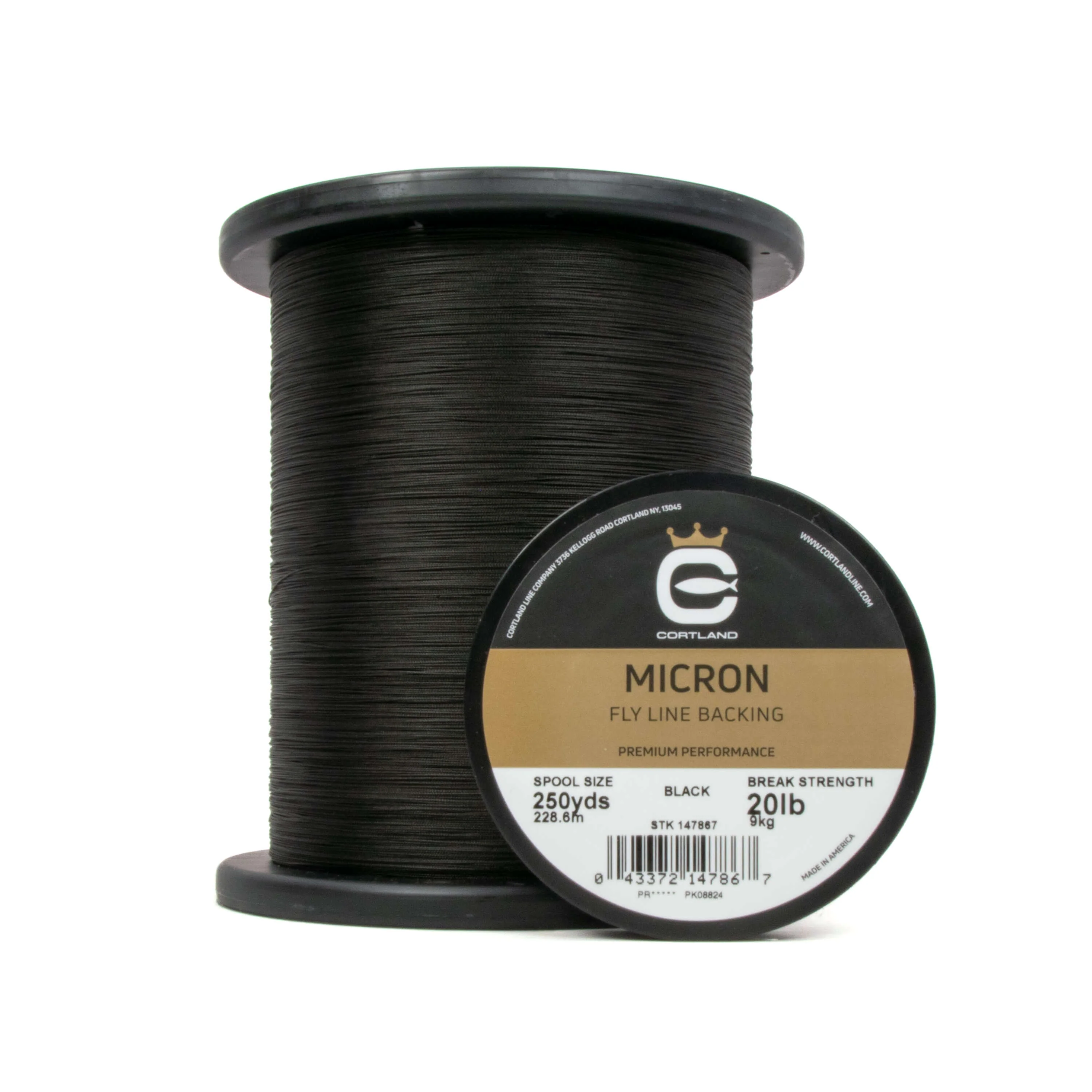 Micron Fly Line Backing - Black - Image 2