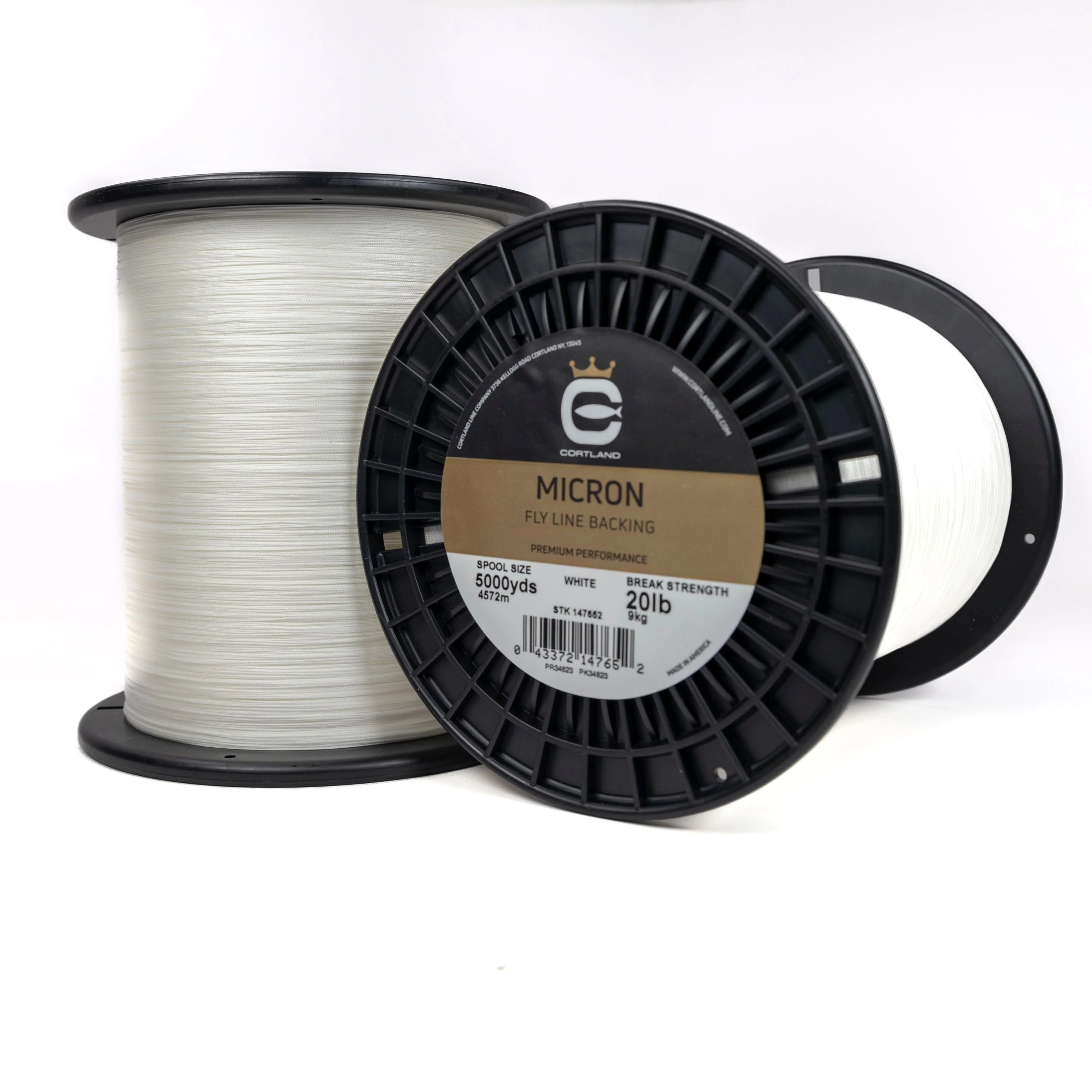 Cortland Micron Fly Line Backing - White