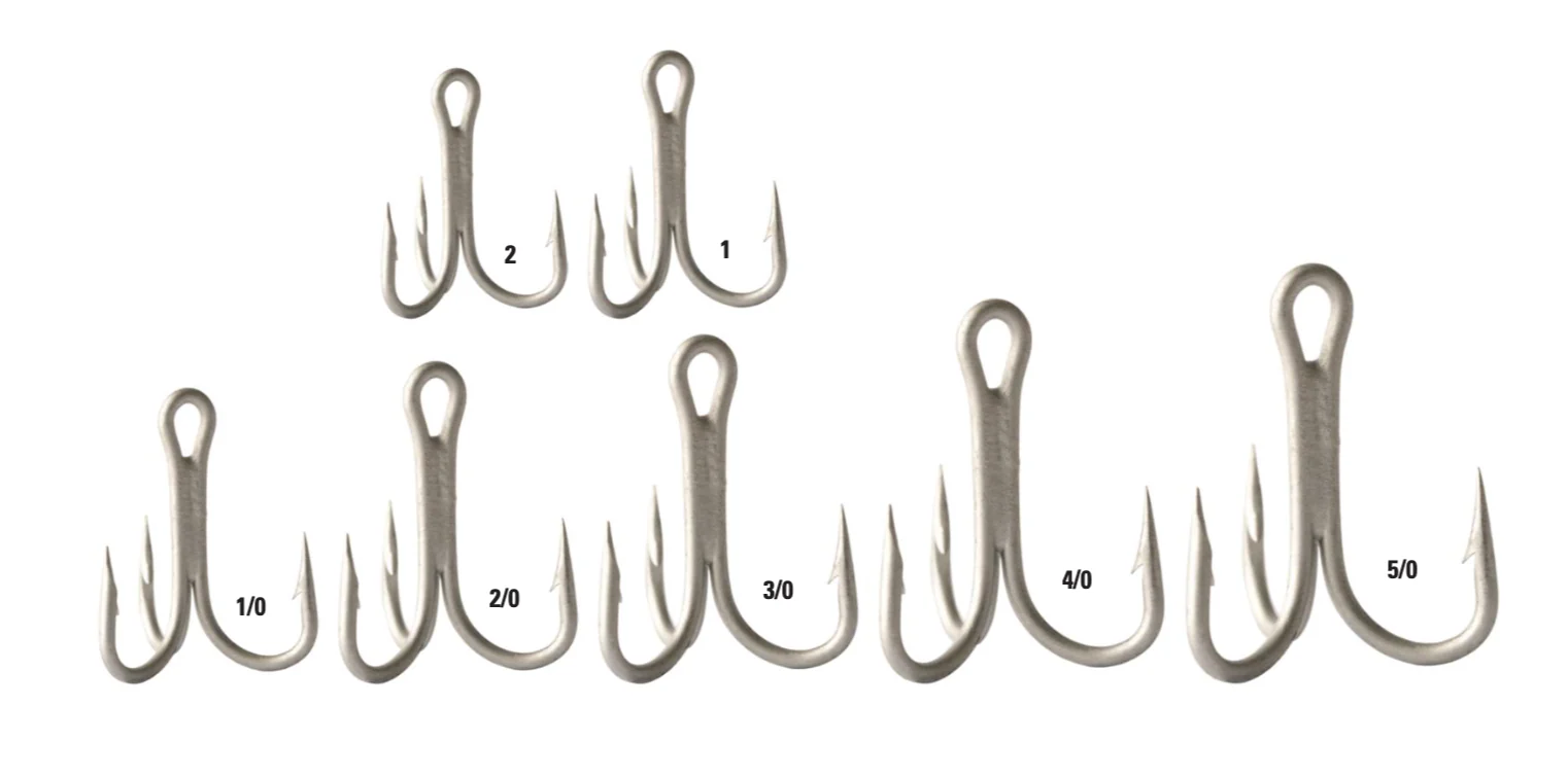Mustad 9430-DS 5X Treble Hooks - Image 2