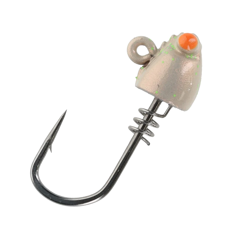 No Live Bait Needed 3" Shrimp Jig Heads - Image 2