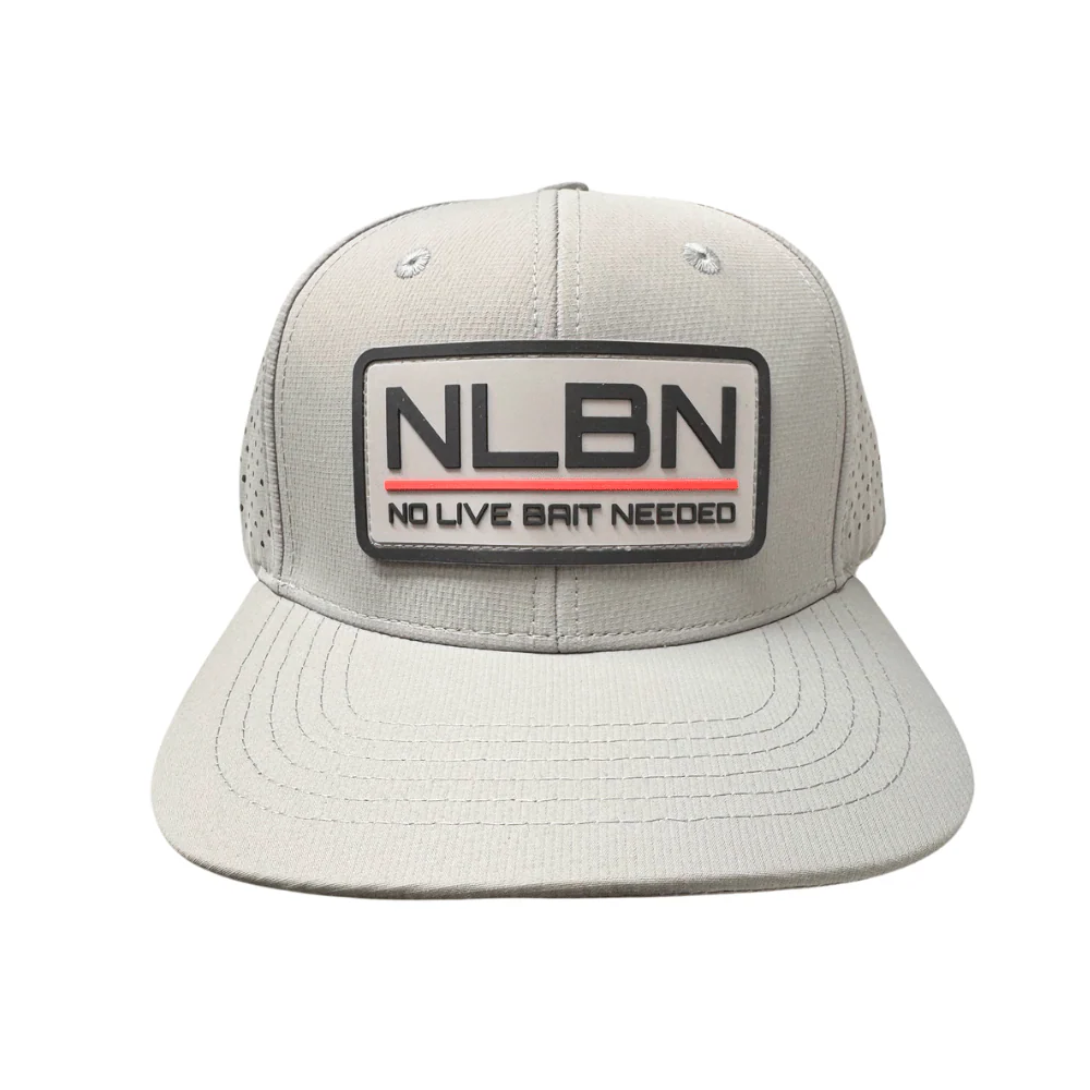 No Live Bait Needed 6 Panel Lockup Hat - Image 2