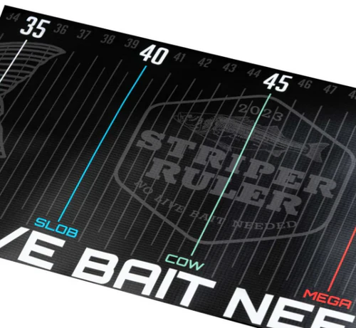 No Live Bait Needed Big Striper Ruler - Image 3