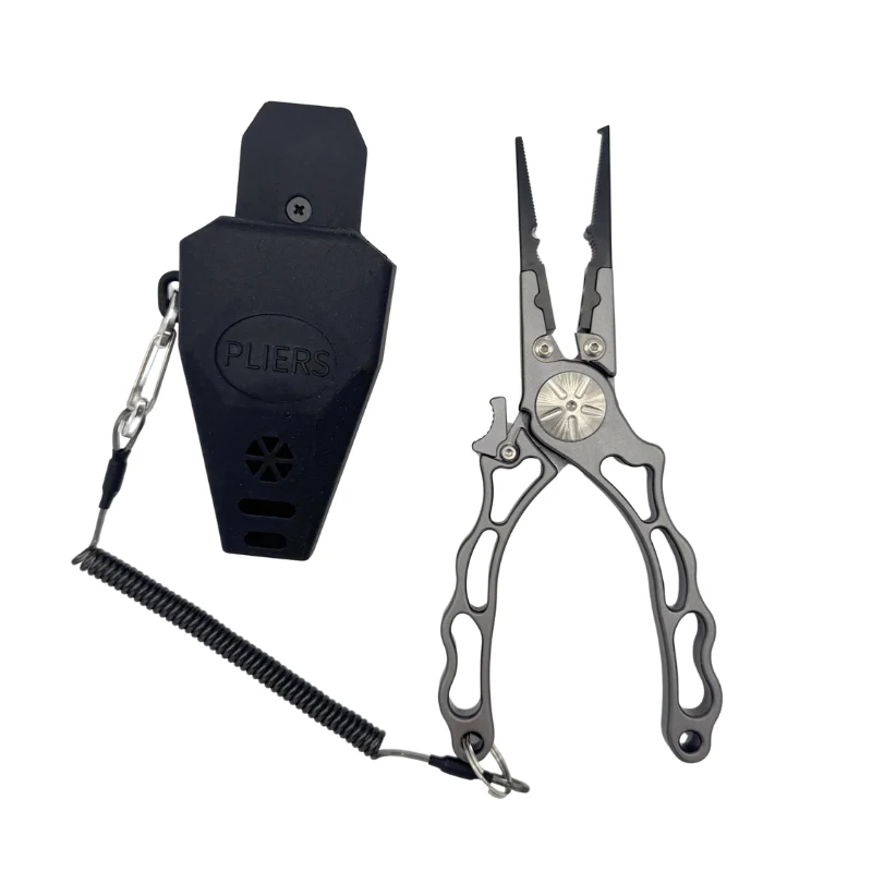 No1 Aluminum Needle Nose Split Ring Fishing Pliers - Image 3