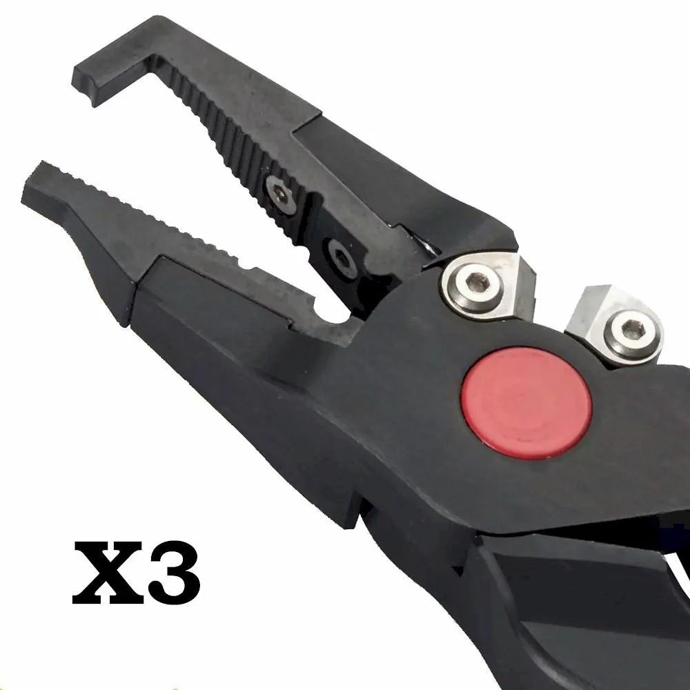 No1 Aluminum X3 7.5" Split Ring Pliers - Image 2