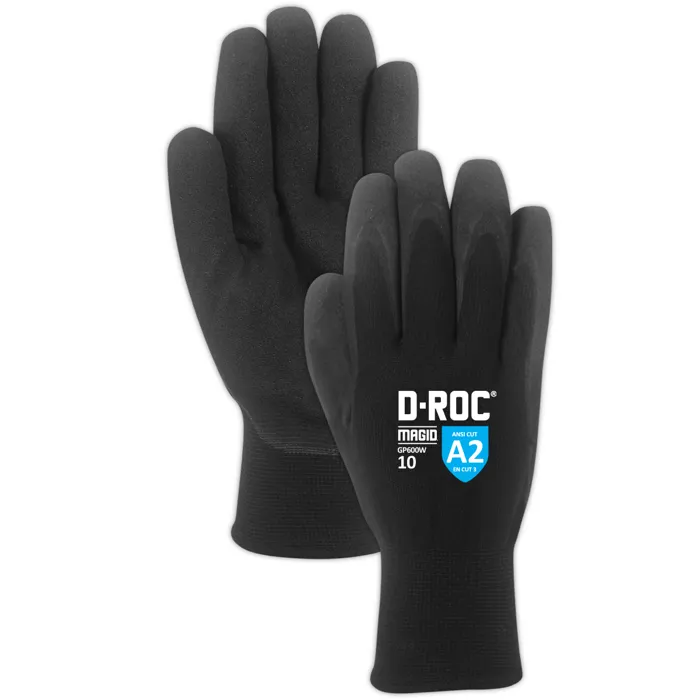 D-ROC GP600W Thermal Double-Dip Coated Work Gloves