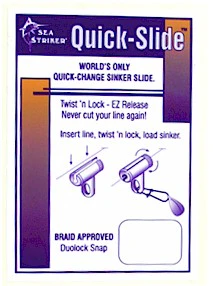 Sea Striker QSD-6B Quik-Slide Quick-Change Sinker Slide with #6 Snap 144 pcs - Image 4