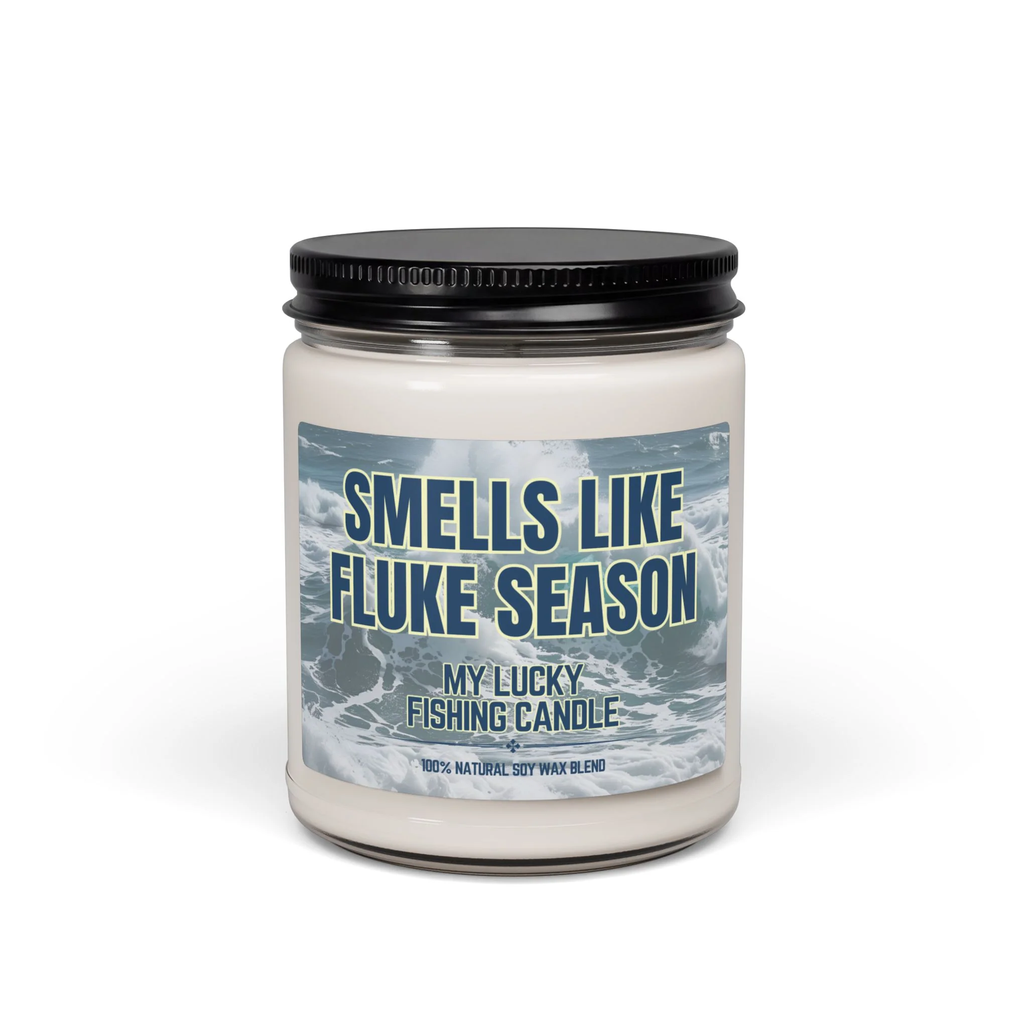 Smells Like Fluke Season — Scented Soy Candle (9 oz) - Image 4