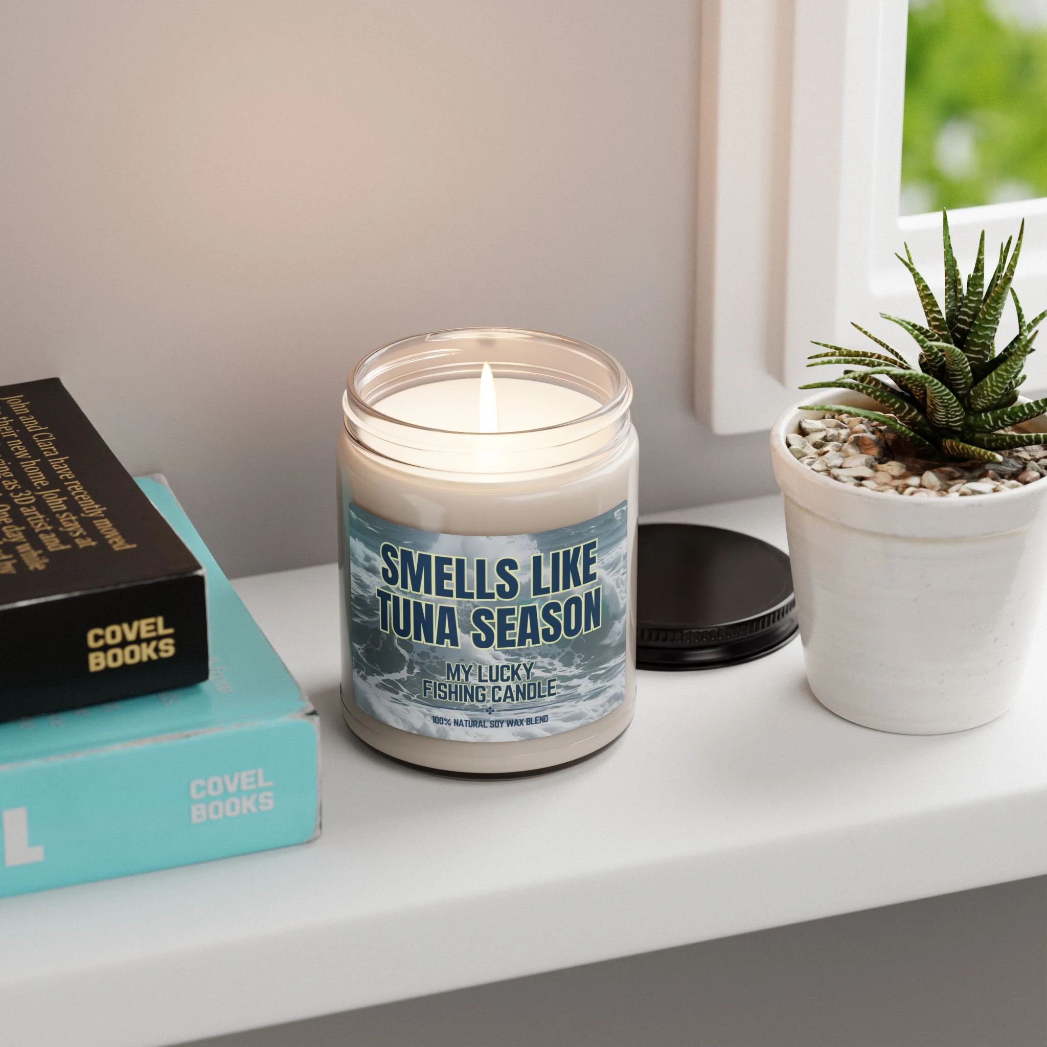 Smells Like Tuna Season — Scented Soy Candle (9 oz) - Image 18