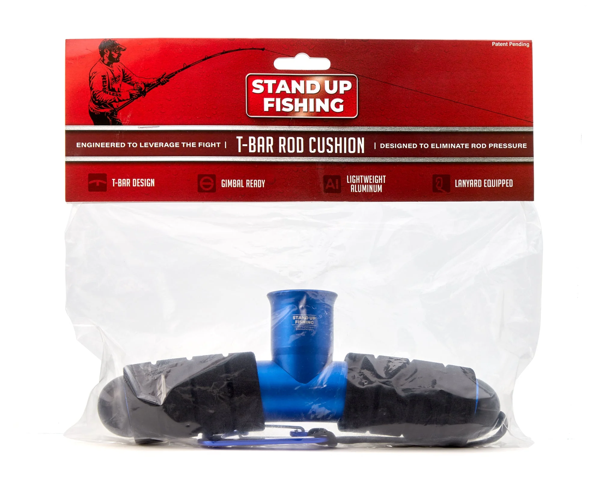 T-Bar Fishing Rod Cushion - Blue 2.0 - Image 6