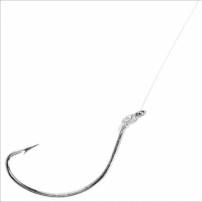 Tide Rite M36NWG Mono Snelled Hooks 6pk for Fluke - Image 2