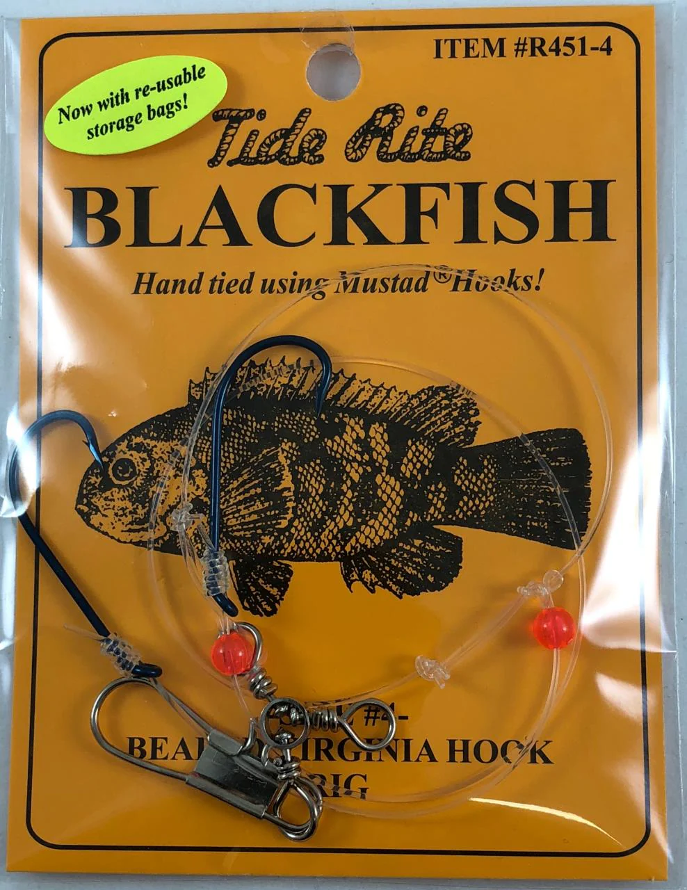 Tide Rite R451 Blackfish Hi-Lo Rig with 3-Way & Interlock Snap - Image 3