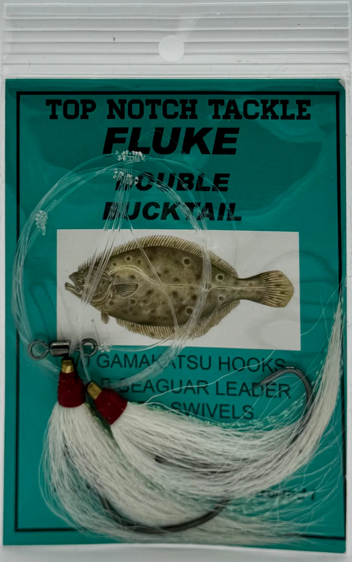Top Notch Tackle Double Bucktail Fluke Rig - Image 3