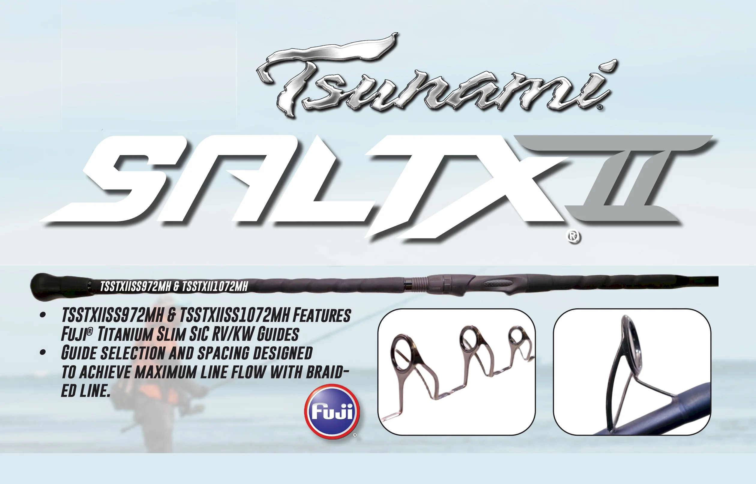 Tsunami SaltX II Surf Spinning Rods - Image 6