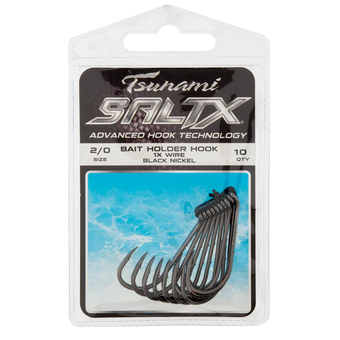 Tsunami SaltX Bait Holder Hooks - Image 2