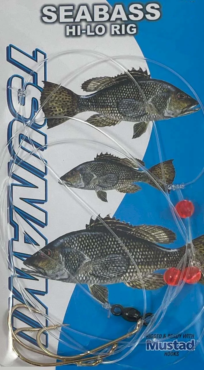 Tsunami Sea Bass Beaded Hi-Lo Rig - Image 2