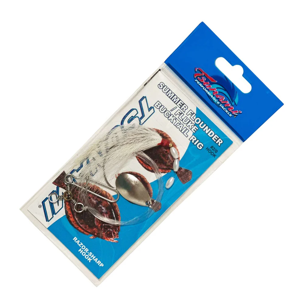 Tsunami TS-4559 Fluke Spinner Rigs with Bucktail - Image 2
