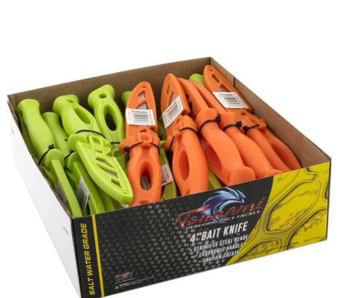 Tsunami Knife 4" Bait Knife (Color Varies)
