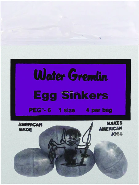 Water Gremlin PEG Lead Egg Sinker - Image 6